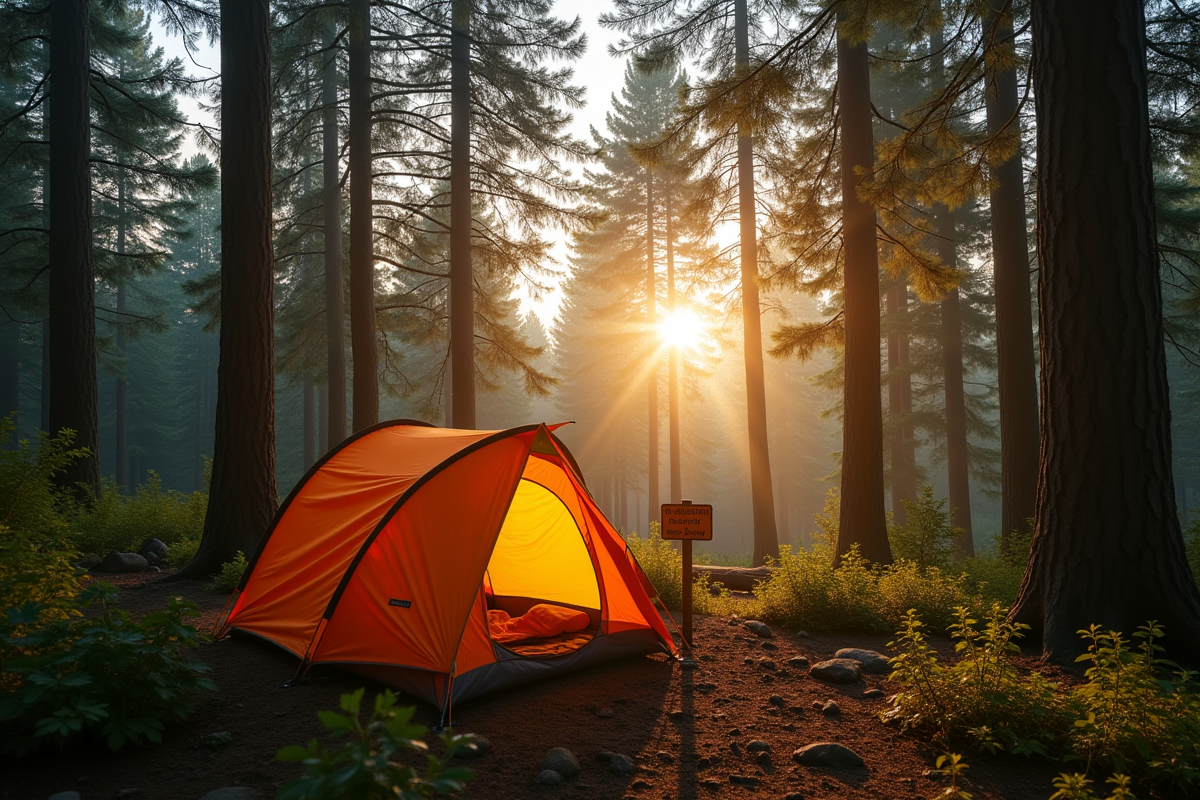 Droits de camping : les lieux autorisés pour dormir en tente